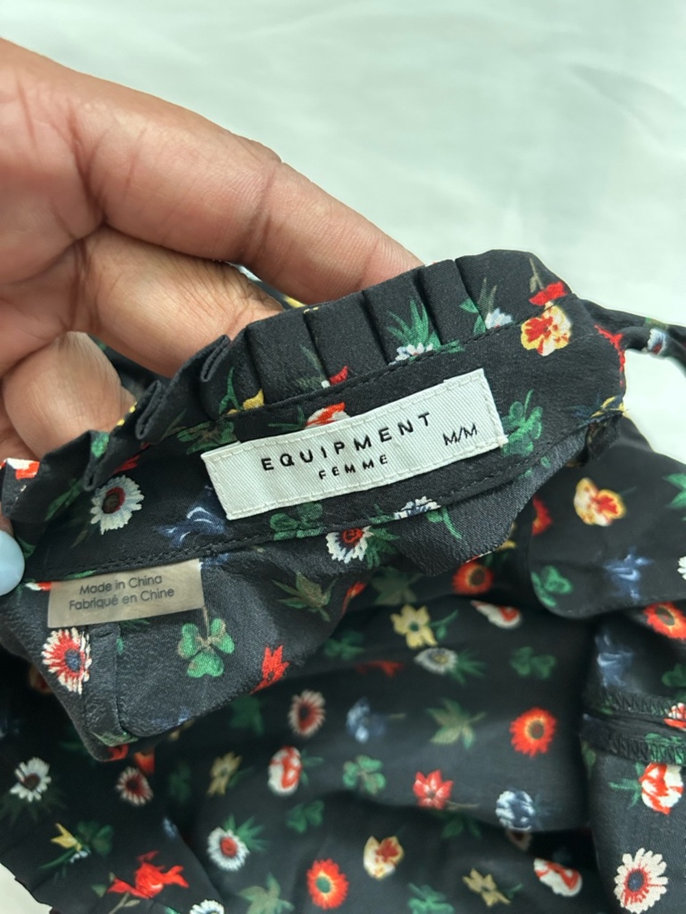 Equipment Femme | Aurora silk floral blouse - Picture 9 of 13